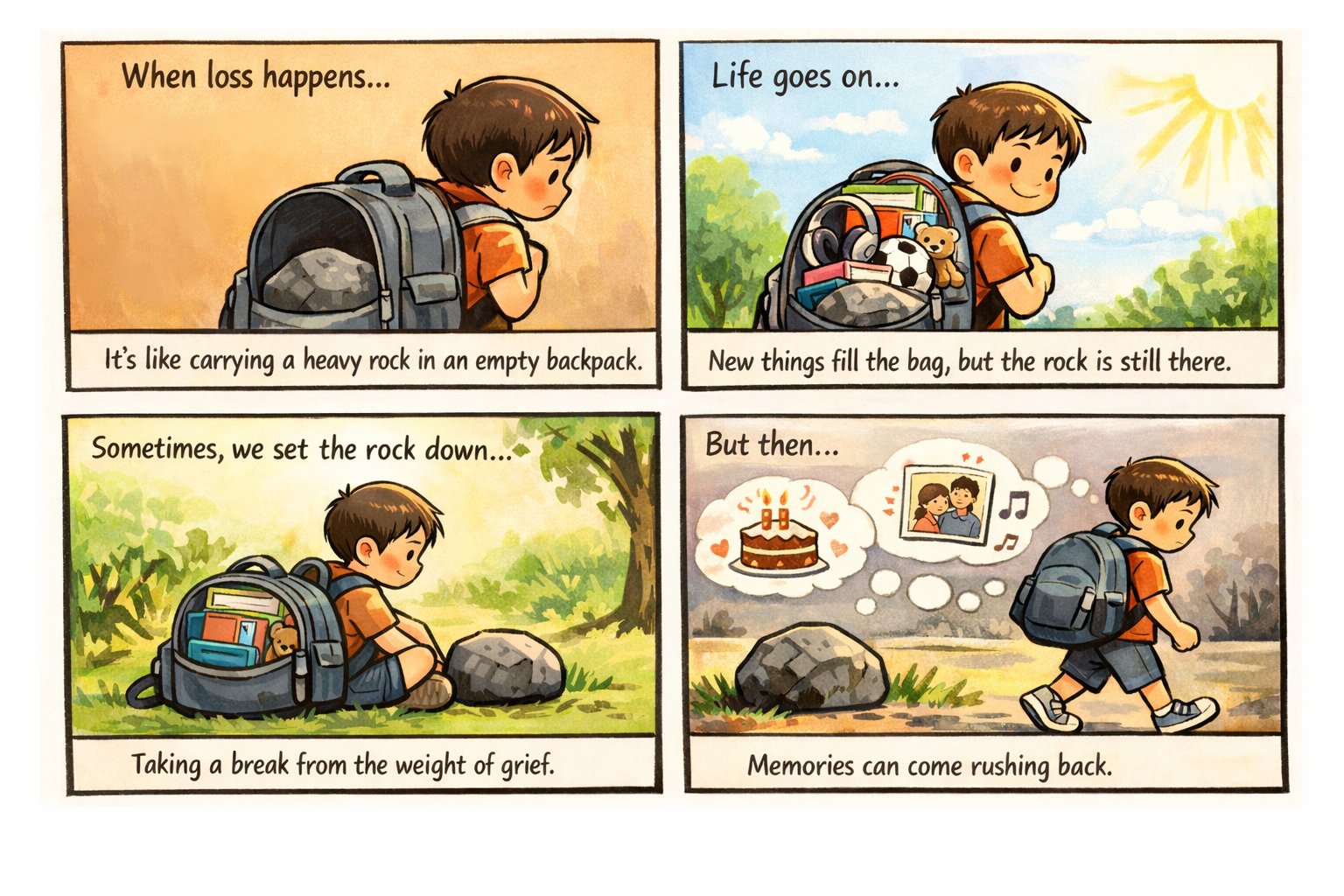 The Weight of Grief visual